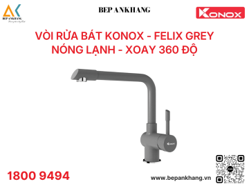 Vòi rửa bát Konox Felix Grey